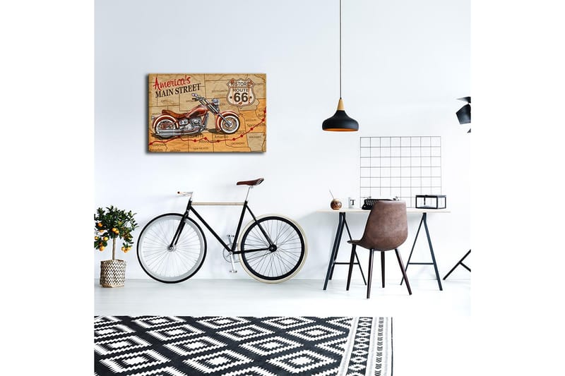 Canvasmålning Dekorativ LED-belysning - Flerfärgad - Inredning - Tavlor & posters - Canvastavla
