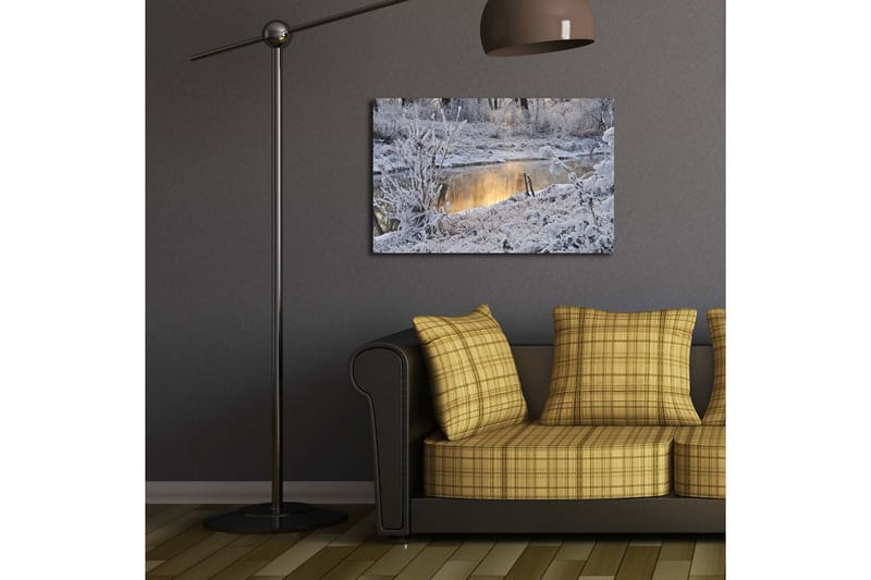 Canvasmålning Dekorativ LED-belysning - Flerfärgad - Inredning - Tavlor & posters - Canvastavla