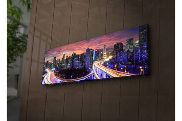Canvasmålning Dekorativ LED-belysning - Flerfärgad - Inredning - Tavlor & posters - Canvastavla
