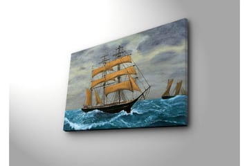 Canvasmålning Dekorativ LED-belysning - Flerfärgad - Inredning - Tavlor & posters - Canvastavla