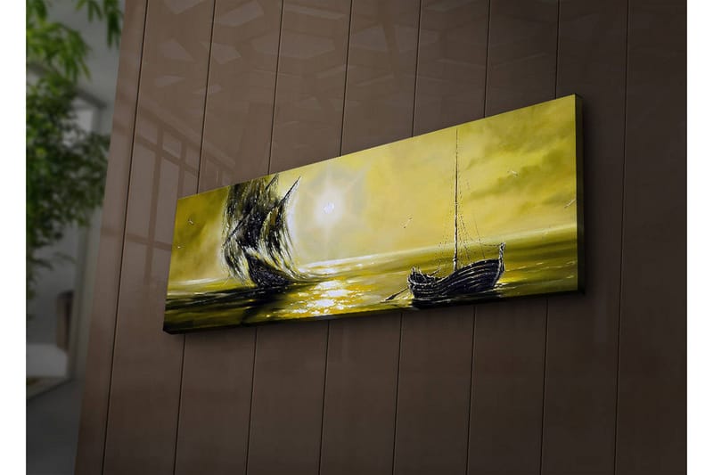 Canvasmålning Dekorativ LED-belysning - Flerfärgad - Inredning - Tavlor & posters - Canvastavla