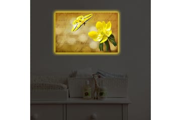 Canvasmålning Dekorativ LED-belysning - Flerfärgad - Inredning - Tavlor & posters - Canvastavla