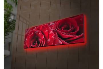 Canvasmålning Dekorativ LED-belysning - Flerfärgad - Inredning - Tavlor & posters - Canvastavla