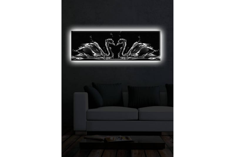 Canvasmålning Dekorativ LED-belysning - Flerfärgad - Inredning - Tavlor & posters - Canvastavla