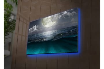 Canvasmålning Dekorativ LED-belysning - Flerfärgad - Inredning - Tavlor & posters - Canvastavla