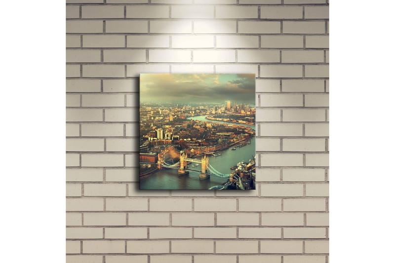 Canvasmålning Dekorativ LED-belysning - Flerfärgad - Inredning - Tavlor & posters - Canvastavla