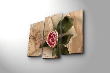 Canvastavla 3-pack Flerfärgad - 20x39 cm - Inredning - Tavlor & posters - Canvastavla