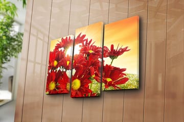 Canvastavla 3-pack Flerfärgad - 20x39 cm - Inredning - Tavlor & posters - Canvastavla