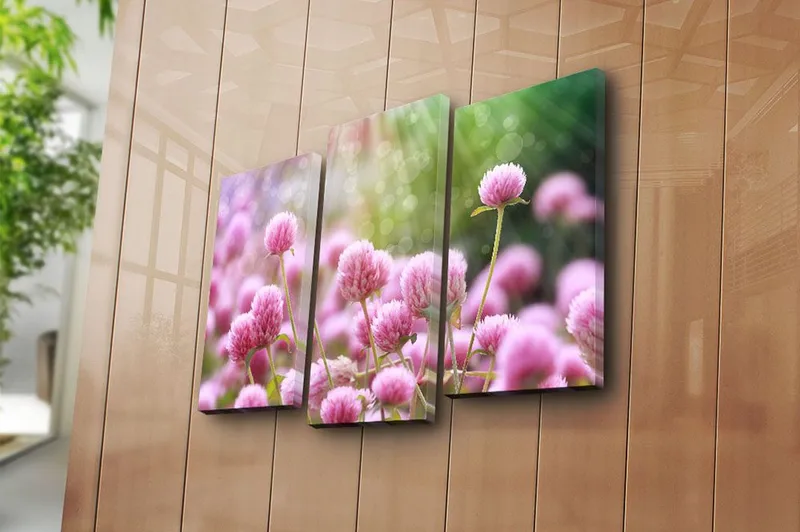 Canvastavla 3-pack Flerfärgad - 20x39 cm - Inredning - Tavlor & posters - Canvastavla