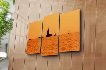 Canvastavla 3-pack Flerfärgad - 20x39 cm - Inredning - Tavlor & posters - Canvastavla