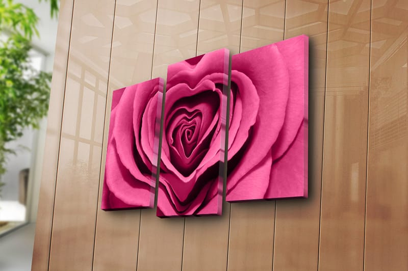 Canvastavla 3-pack Flerfärgad - 20x39 cm - Inredning - Tavlor & posters - Canvastavla
