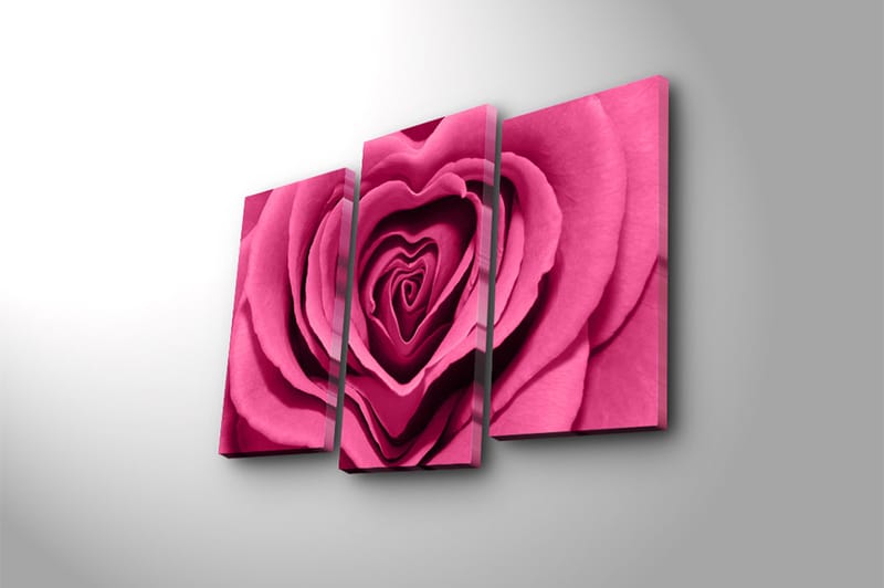 Canvastavla 3-pack Flerfärgad - 20x39 cm - Inredning - Tavlor & posters - Canvastavla