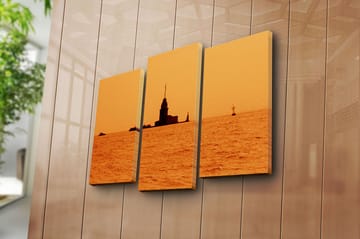 Canvastavla 3-pack Flerfärgad - 20x39 cm - Inredning - Tavlor & posters - Canvastavla