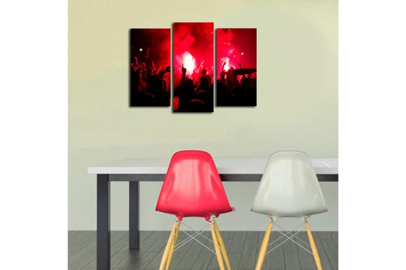 Canvastavla 3-pack Flerfärgad - 20x39 cm - Inredning - Tavlor & posters - Canvastavla