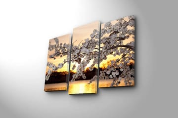 Canvastavla 3-pack Flerfärgad - 20x39 cm - Inredning - Tavlor & posters - Canvastavla