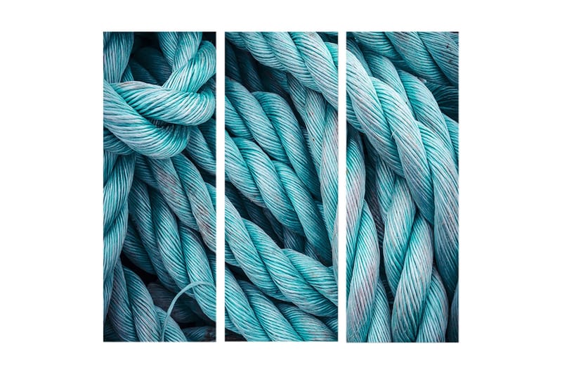 Canvastavla 3-pack Flerfärgad - 20x50 cm - Inredning - Tavlor & posters - Canvastavla