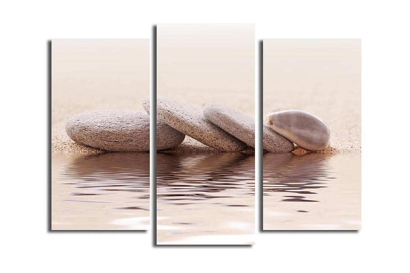 Canvastavla 3-pack Flerfärgad, 20x39 cm