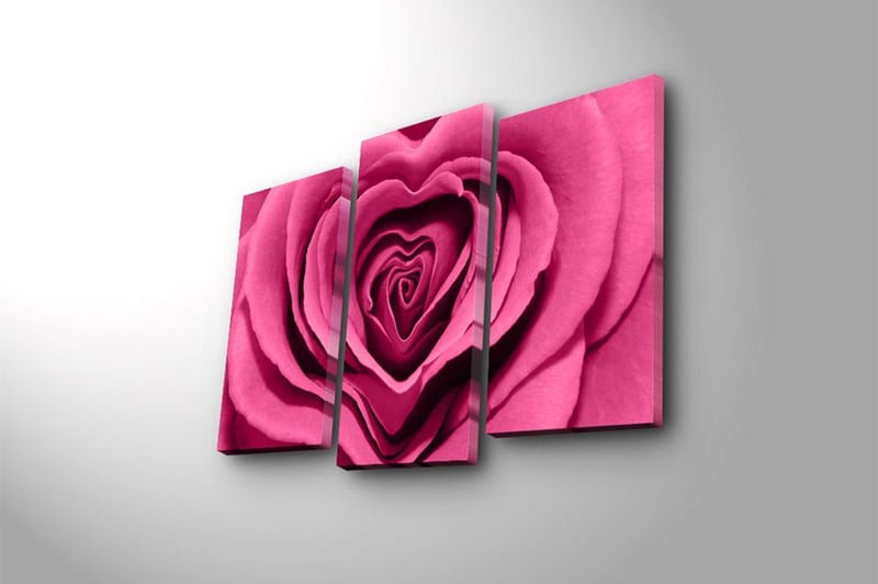 Canvastavla 3-pack Flerfärgad - 20x39 cm - Inredning - Tavlor & posters - Canvastavla