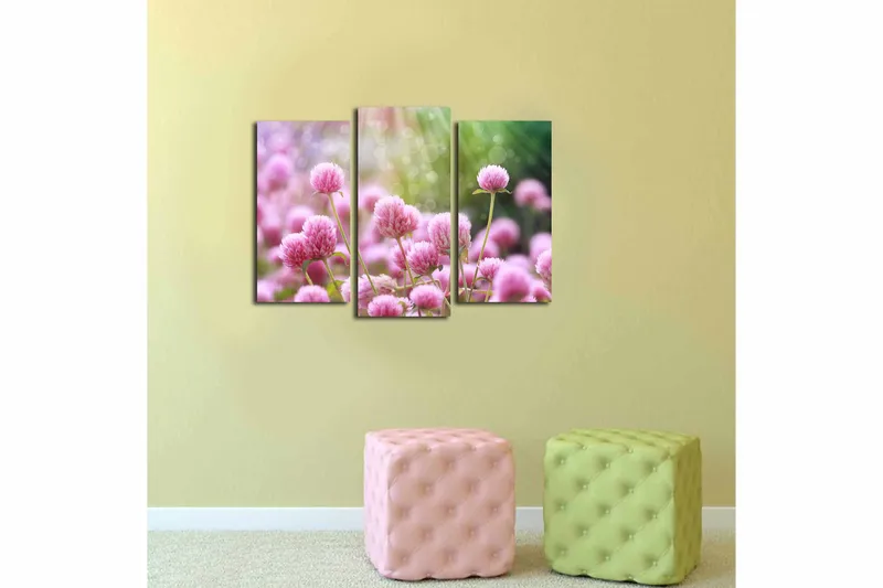 Canvastavla 3-pack Flerfärgad - 20x39 cm - Inredning - Tavlor & posters - Canvastavla