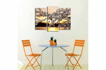 Canvastavla 3-pack Flerfärgad - 20x39 cm - Inredning - Tavlor & posters - Canvastavla