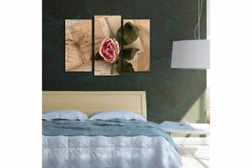 Canvastavla 3-pack Flerfärgad - 20x39 cm - Inredning - Tavlor & posters - Canvastavla