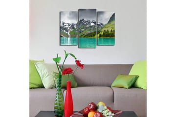 Canvastavla 3-pack Flerfärgad - 20x39 cm - Inredning - Tavlor & posters - Canvastavla