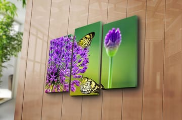 Canvastavla 3-pack Flerfärgad - 20x39 cm - Inredning - Tavlor & posters - Canvastavla