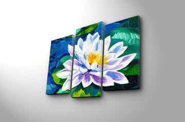 Canvastavla 3-pack Flerfärgad - 20x39 cm - Inredning - Tavlor & posters - Canvastavla