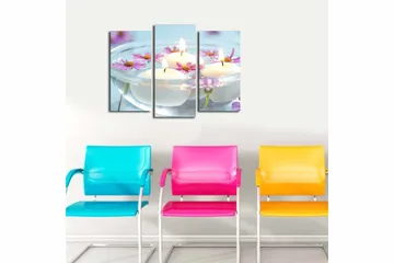 Canvastavla 3-pack Flerfärgad - 20x39 cm - Inredning - Tavlor & posters - Canvastavla