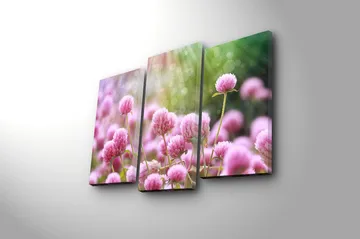 Canvastavla 3-pack Flerfärgad - 20x39 cm - Inredning - Tavlor & posters - Canvastavla