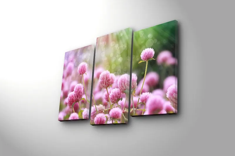 Canvastavla 3-pack Flerfärgad - 20x39 cm - Inredning - Tavlor & posters - Canvastavla
