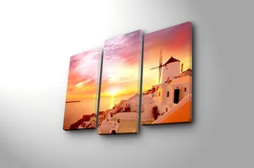Canvastavla 3-pack Flerfärgad - 20x39 cm - Inredning - Tavlor & posters - Canvastavla