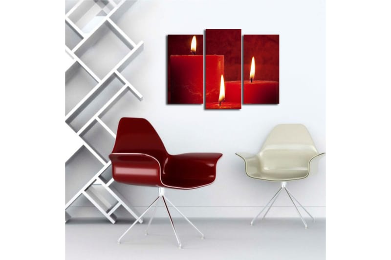 Canvastavla 3-pack Flerfärgad - 20x39 cm - Inredning - Tavlor & posters - Canvastavla