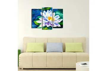 Canvastavla 3-pack Flerfärgad - 20x39 cm - Inredning - Tavlor & posters - Canvastavla