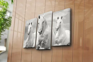 Canvastavla 3-pack Flerfärgad - 20x39 cm - Inredning - Tavlor & posters - Canvastavla