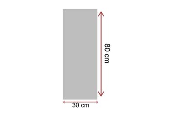 Canvastavla 30x80 cm - Kvinna i röd klänning med paraply - Röd / Grå / Svart - Inredning - Tavlor & posters - Canvastavla