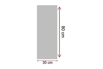 Canvastavla 30x80 cm - Livlig stadsscen med människor som går under paraplyer i regnet - Röd / Gul / Grå - Inredning - Tavlor & posters - Canvastavla