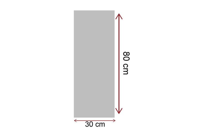 Canvastavla 30x80 cm - Livlig stadsscen med människor som går under paraplyer i regnet - Röd / Gul / Grå - Inredning - Tavlor & posters - Canvastavla