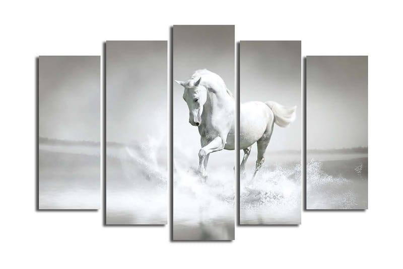 Canvastavla 5-pack Flerfärgad - 19x60 cm - Inredning - Tavlor & posters - Canvastavla