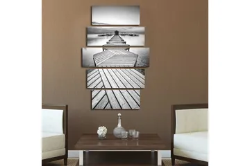 Canvastavla 5-pack Flerfärgad - 19x60 cm - Inredning - Tavlor & posters - Canvastavla