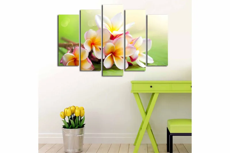 Canvastavla 5-pack Flerfärgad - 19x60 cm - Inredning - Tavlor & posters - Canvastavla