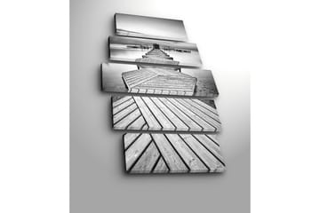 Canvastavla 5-pack Flerfärgad - 19x60 cm - Inredning - Tavlor & posters - Canvastavla