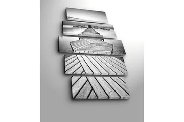 Canvastavla 5-pack Flerfärgad - 19x60 cm - Inredning - Tavlor & posters - Canvastavla
