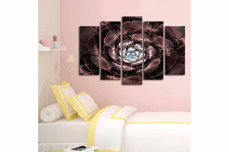 Canvastavla 5-pack Flerfärgad - 19x60 cm - Inredning - Tavlor & posters - Canvastavla