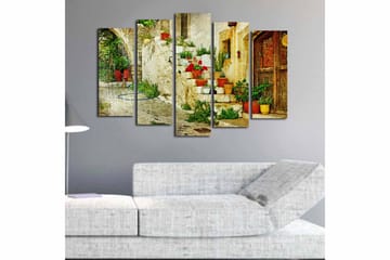 Canvastavla 5-pack Flerfärgad - 19x60 cm - Inredning - Tavlor & posters - Canvastavla