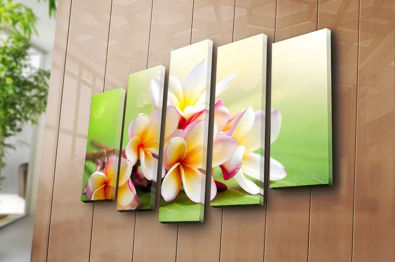 Canvastavla 5-pack Flerfärgad - 19x60 cm - Inredning - Tavlor & posters - Canvastavla