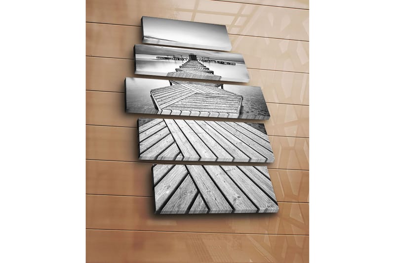 Canvastavla 5-pack Flerfärgad - 19x60 cm - Inredning - Tavlor & posters - Canvastavla