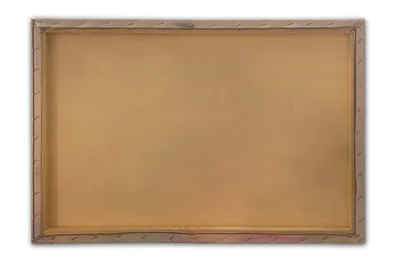 Canvastavla 70x100 cm - Ett färgglatt geometriskt mönster med symboliska inslag - Svart / Röd / Gul - Inredning - Tavlor & posters - Canvastavla