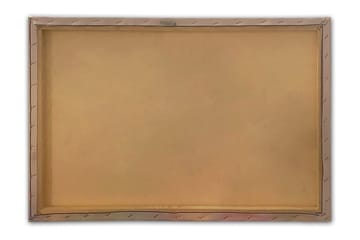 Canvastavla 70x100 cm - Färgglada, böljande blad i olika nyanser som skapar en dynamisk och livfull komposition - Turkos / Lila / Grön - Inredning - Tavlor & posters - Canvastavla