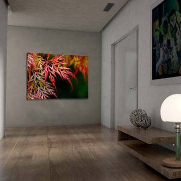 Canvastavla 70x100 cm - Färgglada lönnlöv i olika nyanser av rött och rosa - Röd / Rosa / Grön - Inredning - Tavlor & posters - Canvastavla